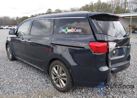 2016 Kia Sedona Sx Luxury z USA, uszkodzony, nr VIN KNDME5C13G6125537